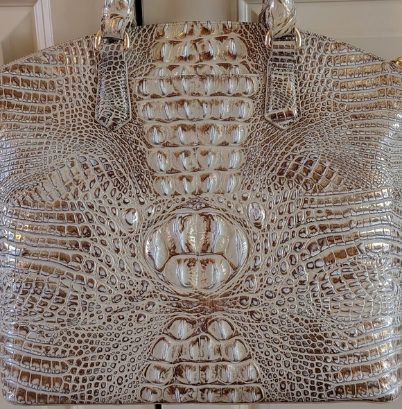 Brahmin Smoke Large Duxbury Satchel - Picture 2 of 3